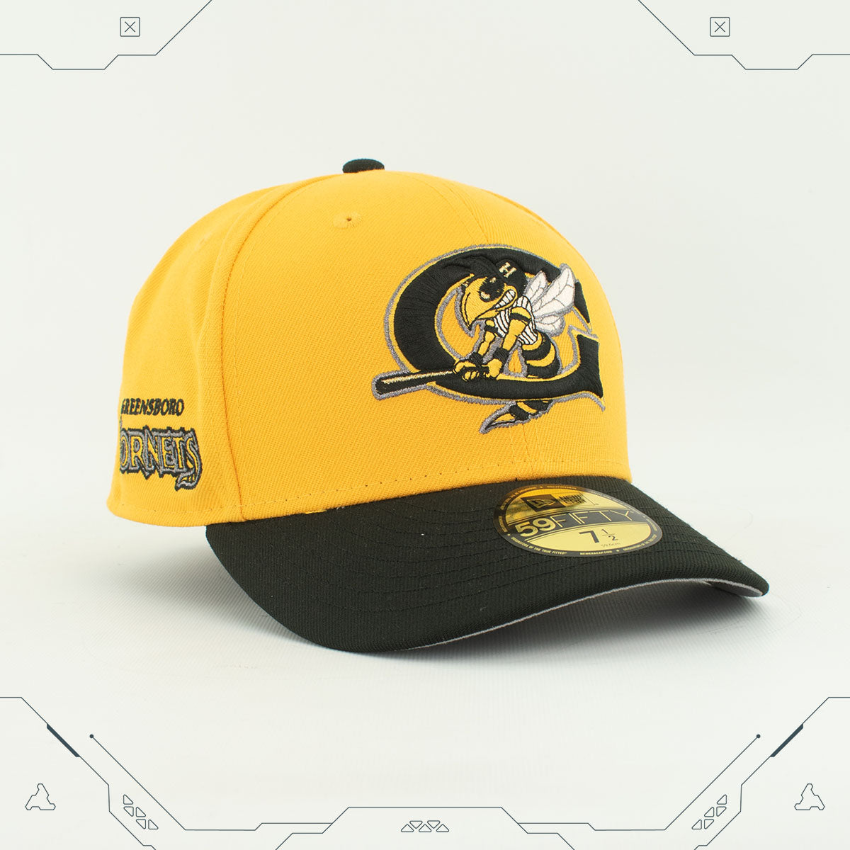 GORRA NEW ERA 59 FIFTY GREENSBORO HORNETS