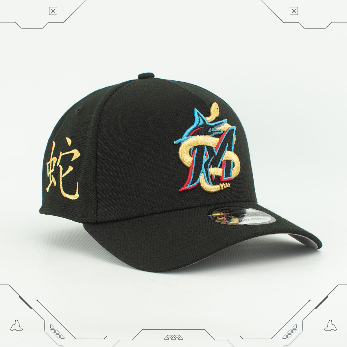 GORRA NEW ERA 9 FORTY A-FRAME SNAPBACK FLORIDA MARLINS AÑO CHINO