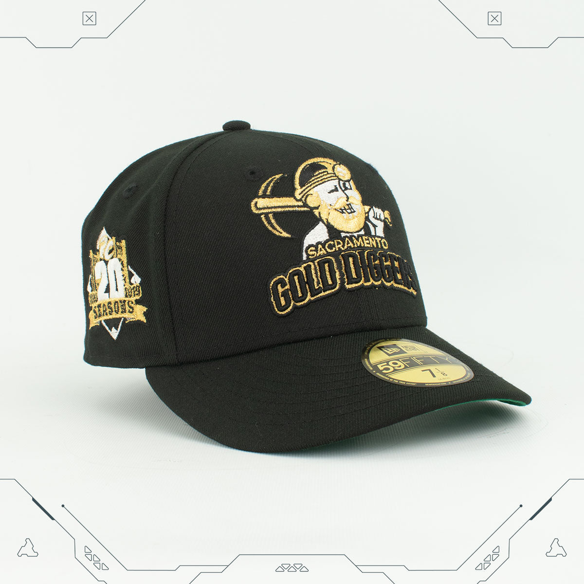 GORRA NEW ERA 59 FIFTY SACRAMENTO GOLD DIGGERS