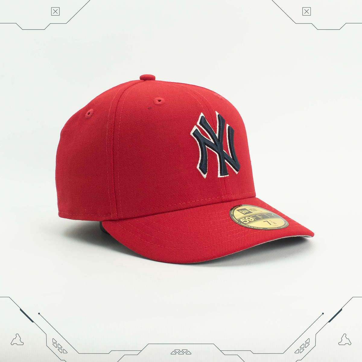 GORRA NEW ERA 59 FIFTY NEW YORK YANKEES RED WOOL PRIME EDITION