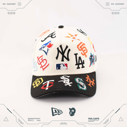 GORRA NEW ERA 9 FORTY A-FRAME SNAPBACK MULTILOGO
