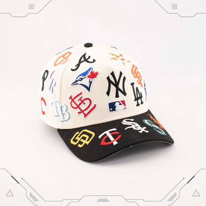 GORRA NEW ERA 9 FORTY A-FRAME SNAPBACK MULTILOGO