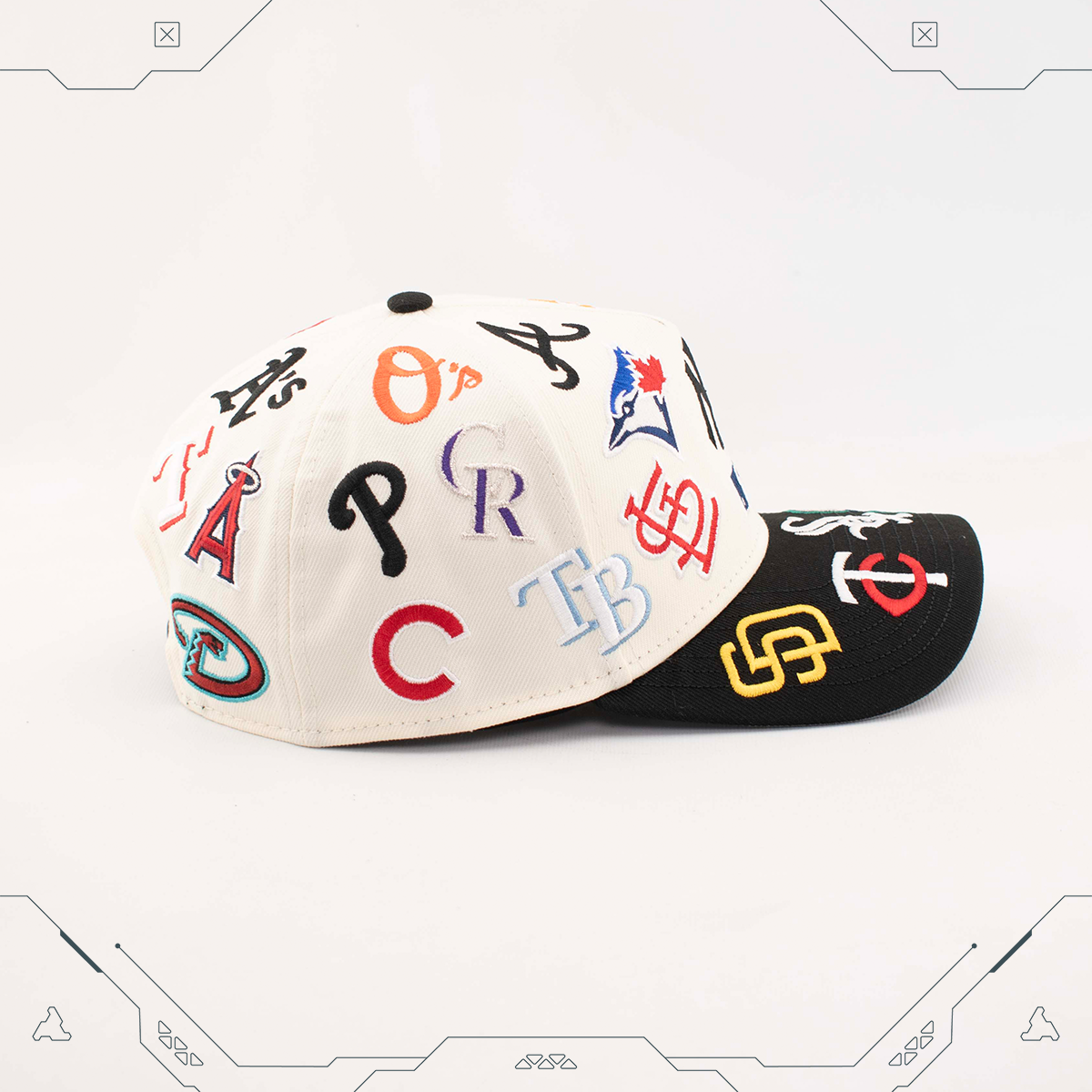 GORRA NEW ERA 9 FORTY A-FRAME SNAPBACK MULTILOGO