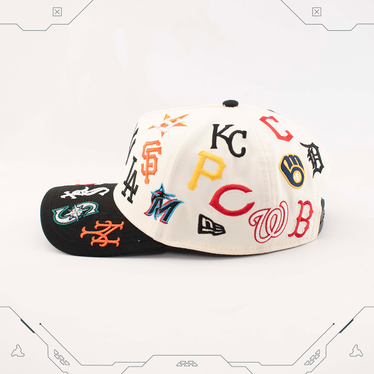 GORRA NEW ERA 9 FORTY A-FRAME SNAPBACK MULTILOGO
