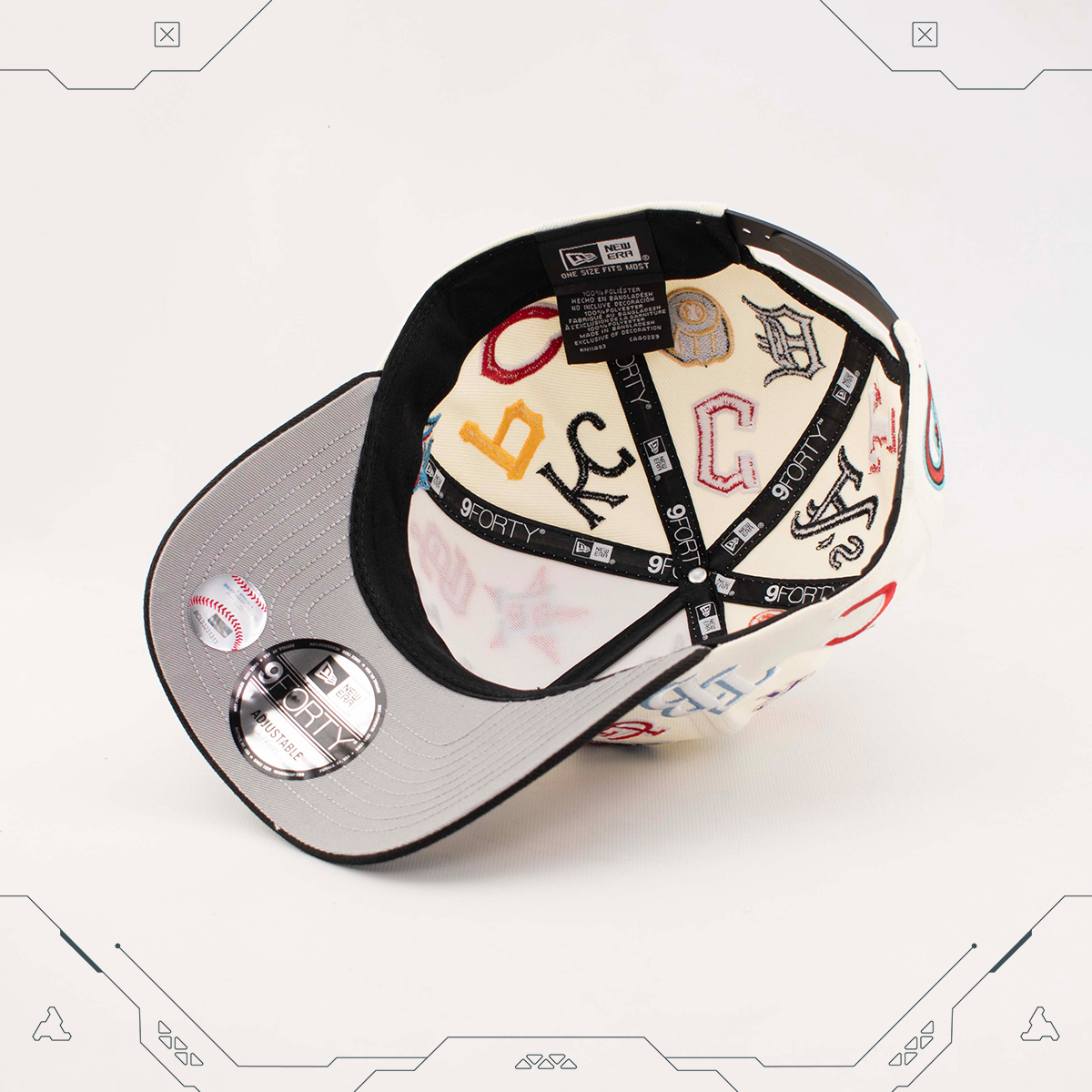 GORRA NEW ERA 9 FORTY A-FRAME SNAPBACK MULTILOGO