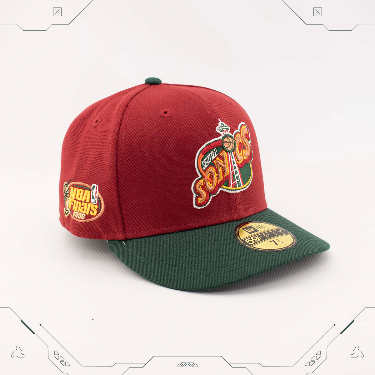 GORRA NEW ERA 59 FIFTY  SEATTLE SUPERSONICS