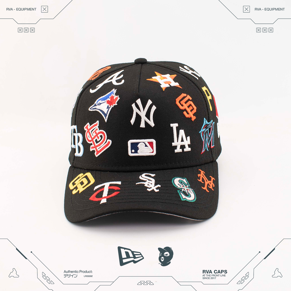 GORRA NEW ERA 9 FORTY A-FRAME SNAPBACK MULTILOGO