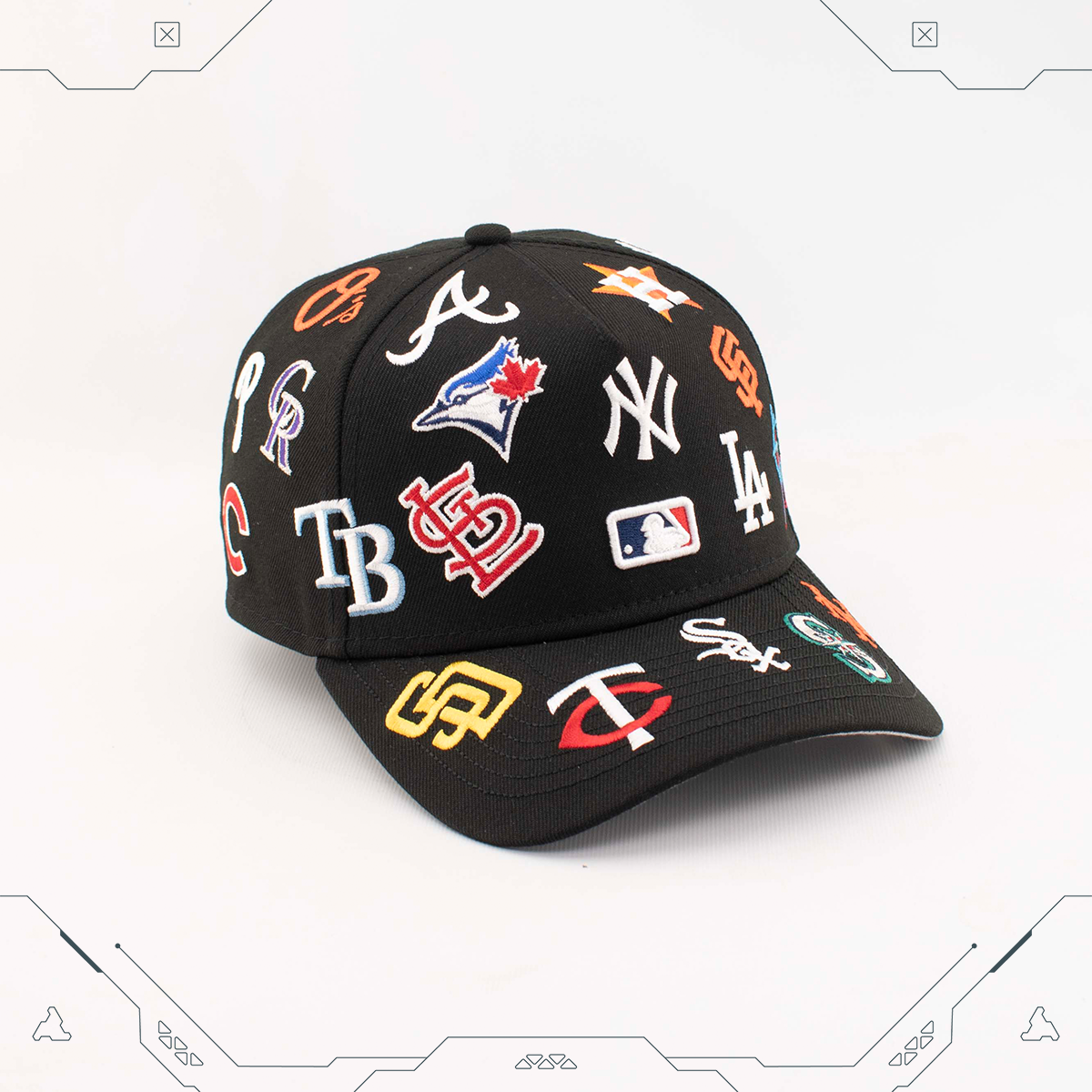 GORRA NEW ERA 9 FORTY A-FRAME SNAPBACK MULTILOGO
