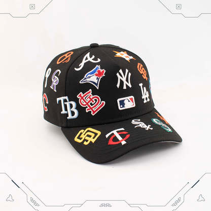 GORRA NEW ERA 9 FORTY A-FRAME SNAPBACK MULTILOGO