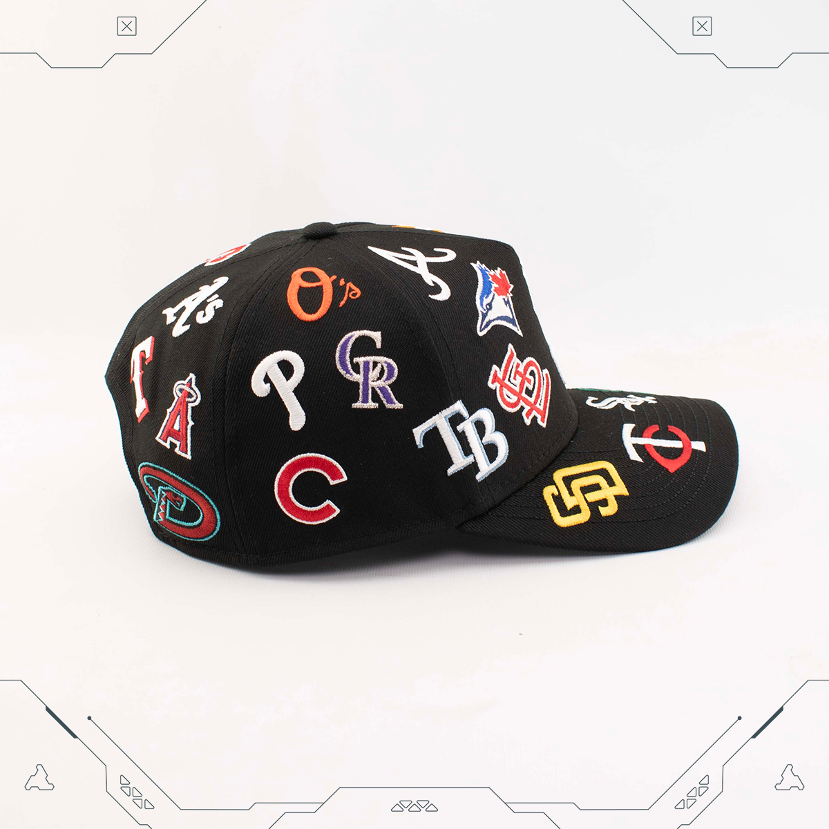 GORRA NEW ERA 9 FORTY A-FRAME SNAPBACK MULTILOGO