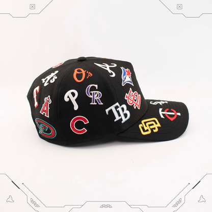 GORRA NEW ERA 9 FORTY A-FRAME SNAPBACK MULTILOGO