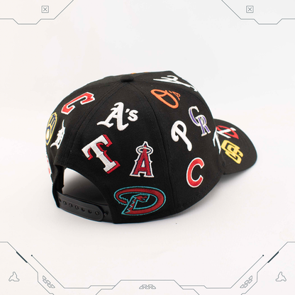 GORRA NEW ERA 9 FORTY A-FRAME SNAPBACK MULTILOGO