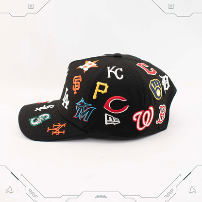GORRA NEW ERA 9 FORTY A-FRAME SNAPBACK MULTILOGO