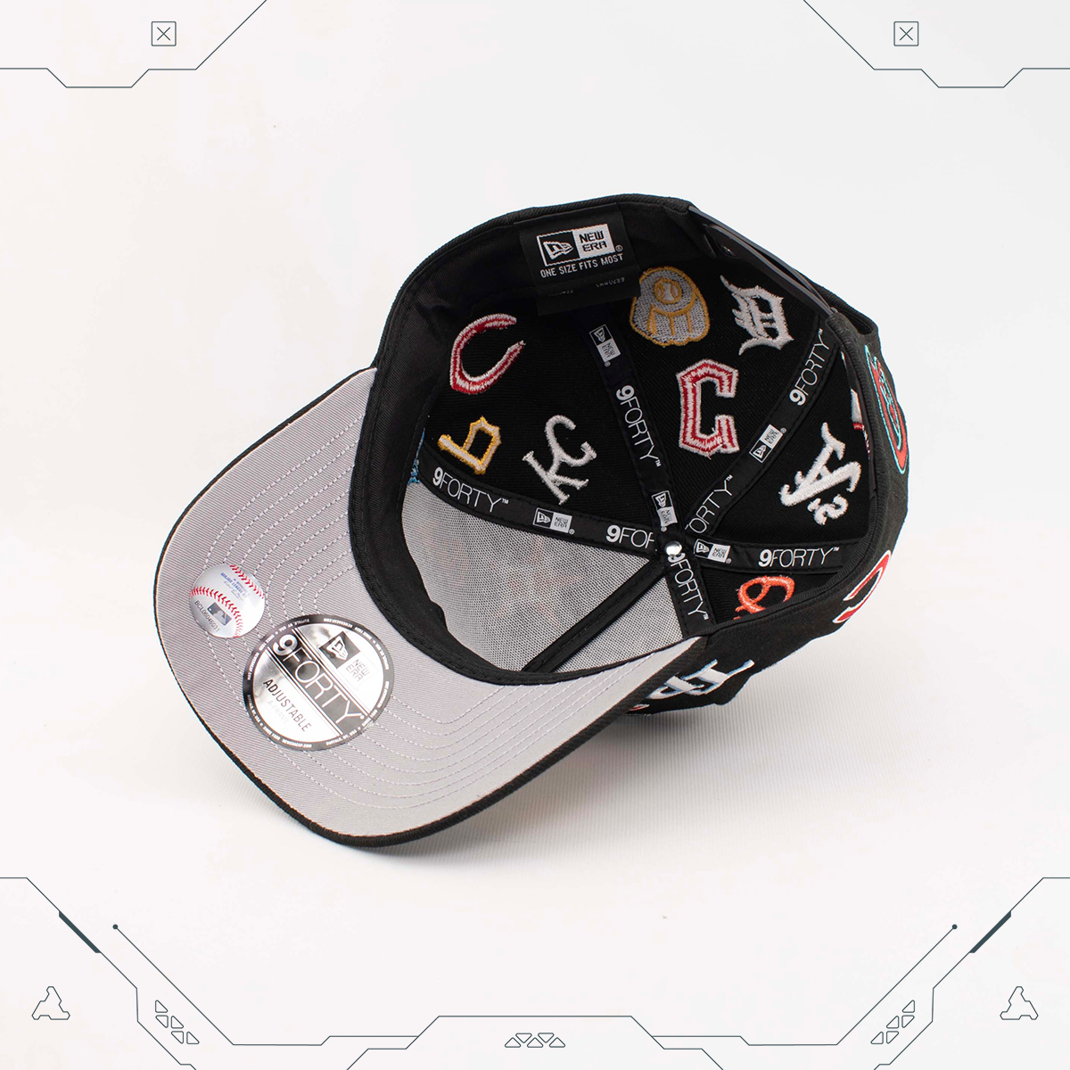 GORRA NEW ERA 9 FORTY A-FRAME SNAPBACK MULTILOGO
