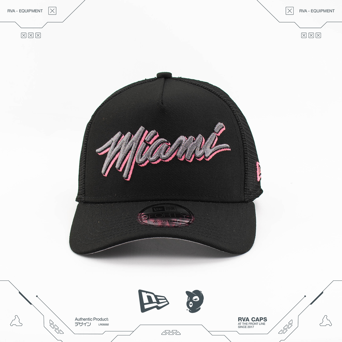 GORRA NEW ERA 9 FORTY A-FRAME TRUCKER SNAPBACK MIAMI HEAT