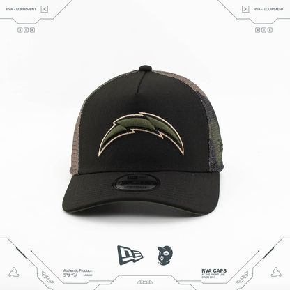 GORRA NEW ERA 9 FORTY A-FRAME TRUCKER SNAPBACK LOS ANGELES CHARGERS